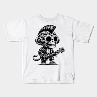 Gothic Punk Monkey Kids T-Shirt